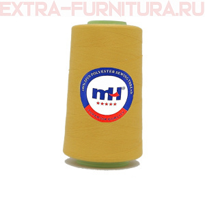 Нитки МН 40/2 п/э  5000 ярдов №136 желтый