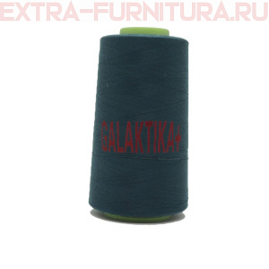 Нитки GALAKTIKA  40/2 п/э  4000 ярдов, цв.274 сине-зеленый темный