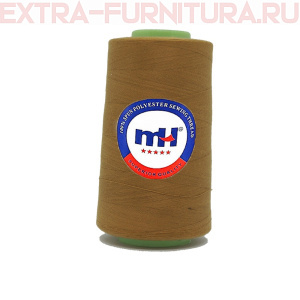 Нитки МН 40/2 п/э  5000 ярдов №435 св.коричневый