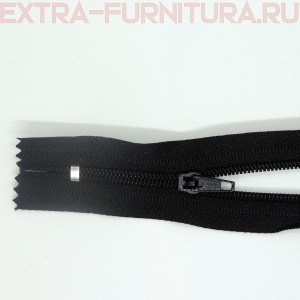 Молния Спираль н/р Т4, дл.18 см, цв. 322 черный