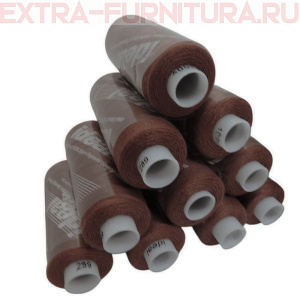 Нитки IDEAL бытовые 40/2 366м, цв.299 коричневый (уп.10шт)