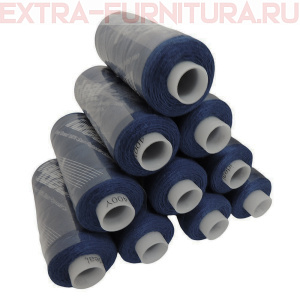 Нитки IDEAL бытовые 40/2 366м, цв.252 синий (уп.10шт)