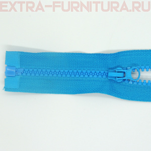 Молния Трактор Т5 1 замок 70см, цв.208 голубой, LOGO