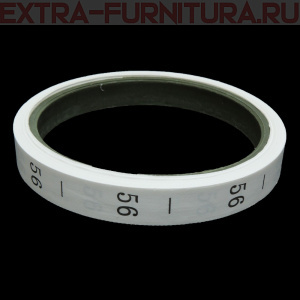 Размерник р-р 56, цв. белый, рул. 300 шт.