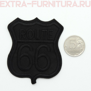 Термоаппликация 66 цв.черный