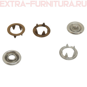 Кнопка рубашечная 9,5мм кольцо, цв.294 темно-бежевый глянцевый (уп.1440шт) Buttoni