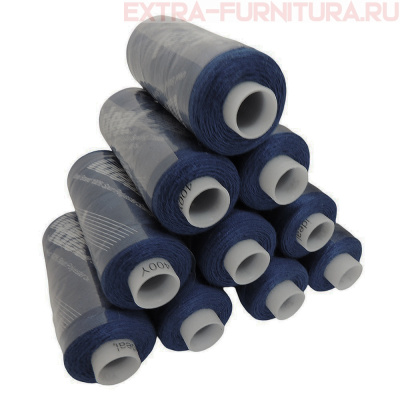 Нитки IDEAL бытовые 40/2 366м, цв.252 синий (уп.10шт)