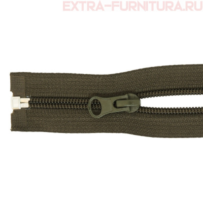 Молния Спираль разъемная дл. 65см, Т5, цв.328 темный хаки LOGO