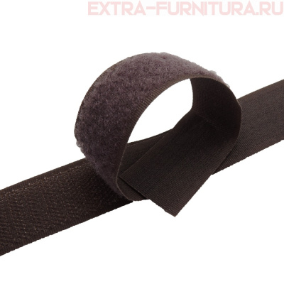 Лента контакт 25мм цв.коричневый 065 (25м)