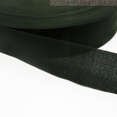 Лента окантовочная 32 мм цв.зеленый темный 75, уп.100м (пл.4,0+/-0,2 гр/м)