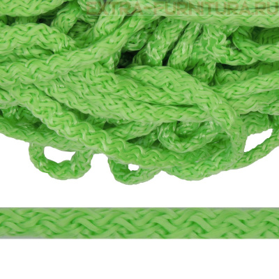 Шнур ПП 8 мм, цв.салатовый, уп.50м, пл.6,5 гр/м