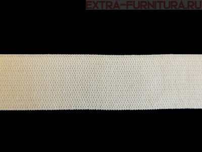 Резинка вязаная, 20мм (+/-2мм), цв.белый (уп.-25м*20 уп)