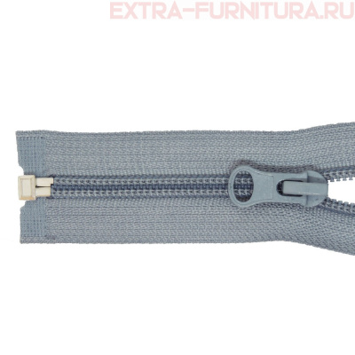 Молния Спираль разъемная дл. 80см, Т5, цв.316 серый LOGO