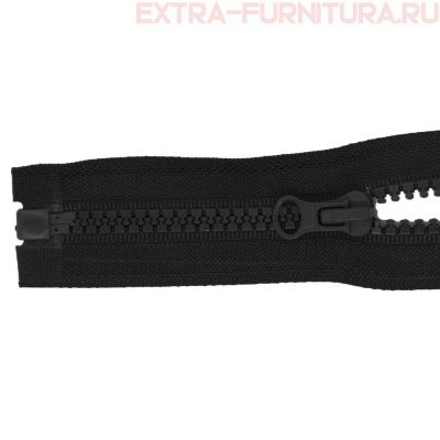 Молния Трактор Т5 1 замок 50см, цв. 322 черный, LOGO