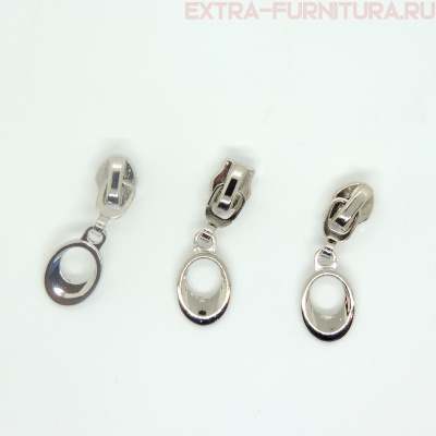 Бегунок декоративный автомат СП7 никель №2 (уп. 50 шт.)