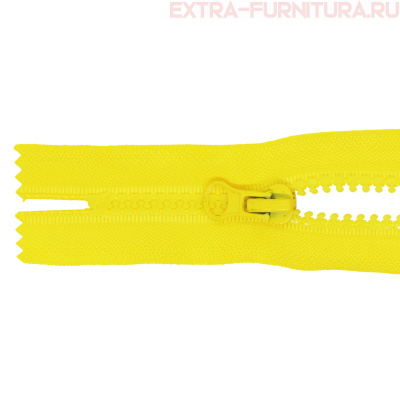 Молния Трактор Т5 1 замок 18см, цв.110 желтый, LOGO, н/р