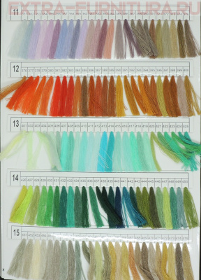 Карта цветов МАХ BASIC и IDEAL нитки