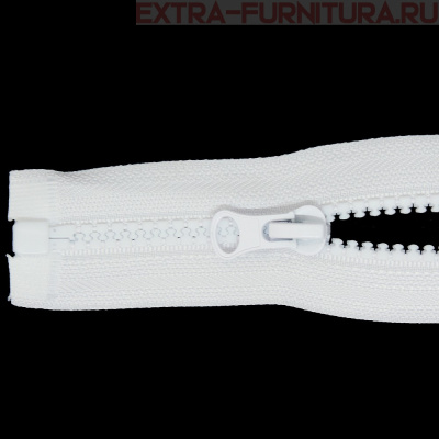 Молния Трактор Т5 1 замок 60см, цв. 101 белый, LOGO