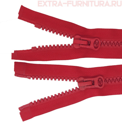 Молния Трактор Т8 2 замка 90см, цв.148 красный, LOGO